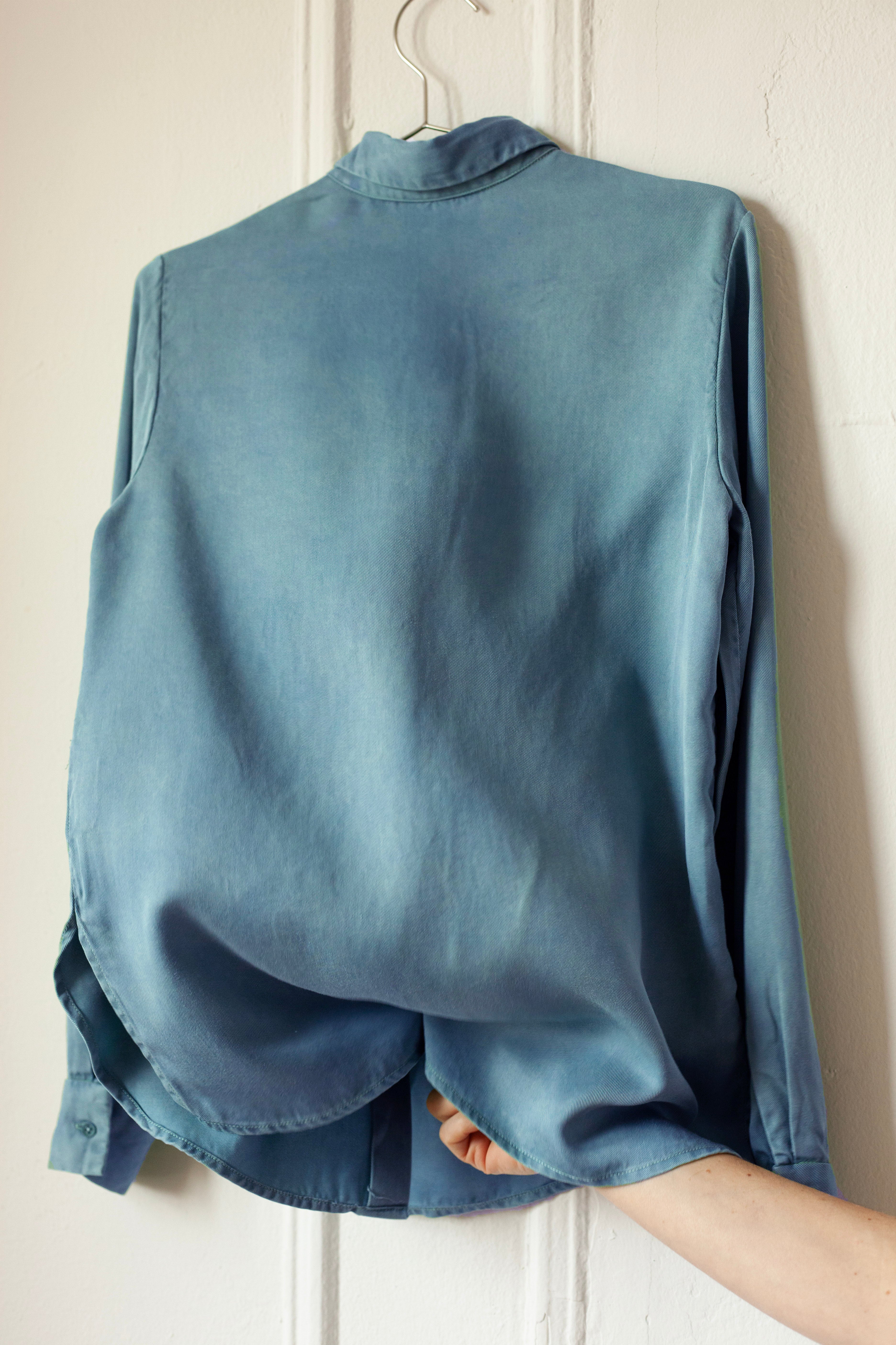 Lola Blouse Azul - Tintorería María Romero